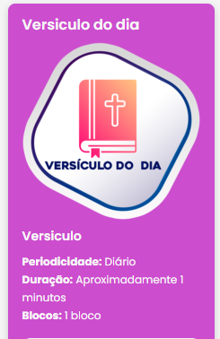 Versiculo do dia